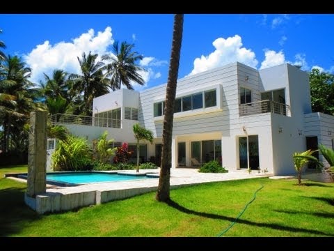 Fantastic Modern Beachfront Villa / Real Estate Dominican Republic
