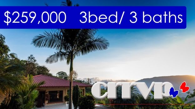 Costa Rica Mountain Home For Sale in Purical 9K 3bed/3bath