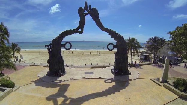 Playa del Carmen   from the sky by Nico Wilmes