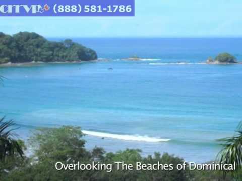 Costa Rica Ocean-View Villa, 2BR Furnished, Gated, Walk to Beach in Dominical 9,000